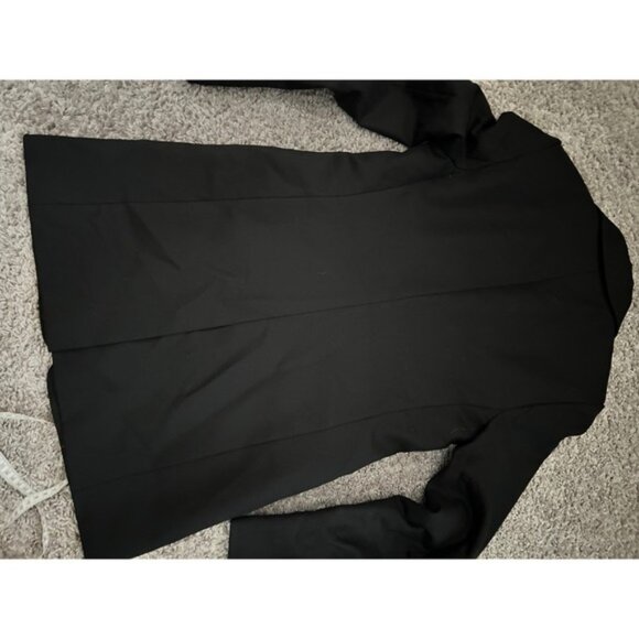 Banana Republic Tall Black One Button Blazer Womens Size 8 Business Casual wool - Picture 7 of 7